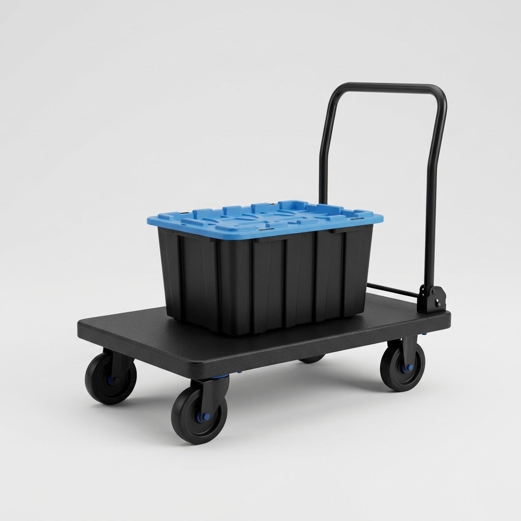 Carrito con ruedas para transportar cajas de mudanza en CDMX, CajaRuda