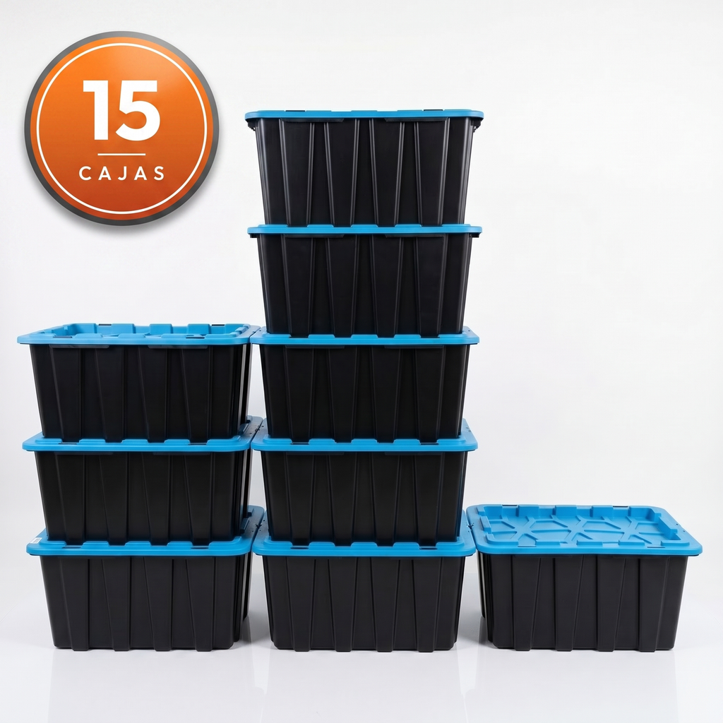 Paquete 1 Recámara – Renta de Cajas para Mudanza (15 cajas)